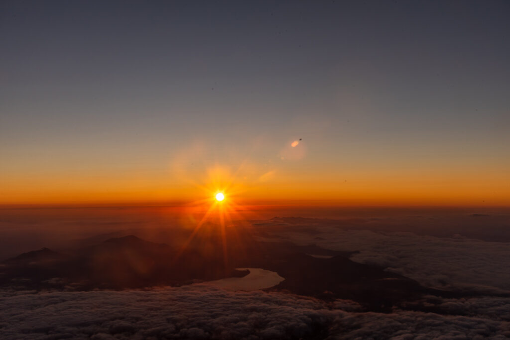 Sunrise at Mt Fuji